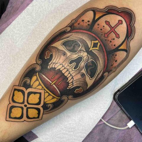 波波紋身 - 美式新傳統（大面積）