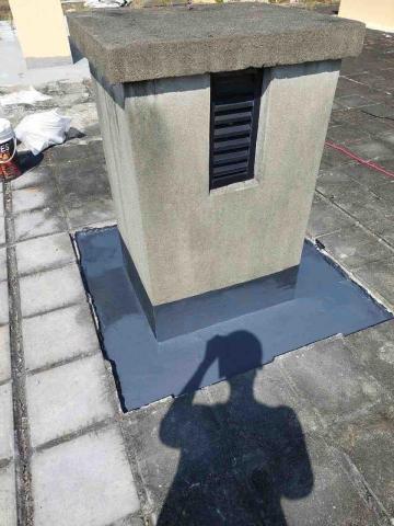 一滴不漏super pro - 頂樓管道間漏水、打除後、施作防水 一滴不漏super pro - 頂樓管道間漏水、打除後、施作防水