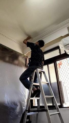工程小姚 - 油漆批土施工