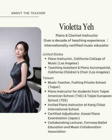 Violetta Piano & Clarinet -  Violetta Piano & Clarinet -