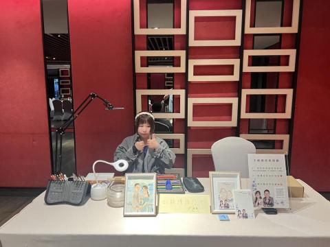 拿筆工作室_nino - 婚禮似顏繪現場