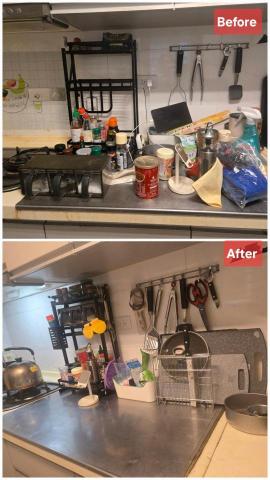 時拾收納Tidy Helper～居家整理師 - 廚房檯面雜亂收拾心法