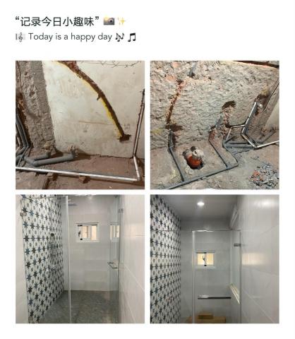 阿榮師父水電工程 - 打除 配管 配線 舖磚 淋浴門安裝