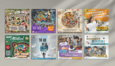 Cassy Chiu - 社群媒體設計＿BIZMAN兒童招生廣告(IG+FB)