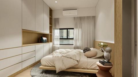 胡倖瑄 - 新成屋住宅主臥建模渲染