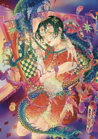 黃煜圻 - 龍年人物插畫