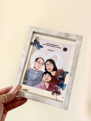 Elaine - 電繪圖（相框禮物）