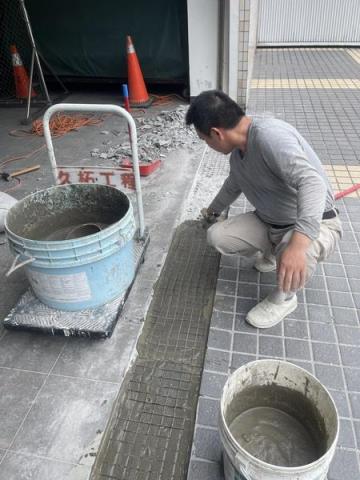 久柘裝修工程 - 結構補強.地面抿石子
