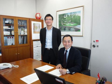 Tony H -Super - A photo taken with JP company's CEO
