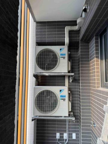 慶峯電機企業社 - 大金室外機+管槽配管