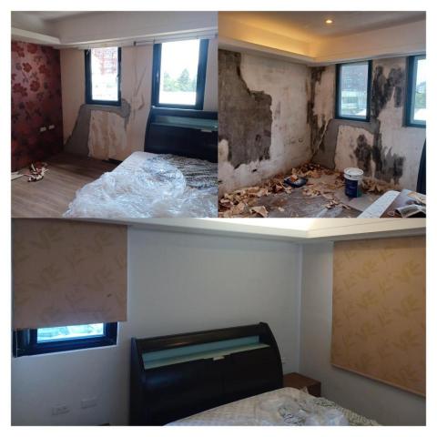 工程行 - 壁紙拆除後油漆 工程行 - 壁紙拆除後油漆