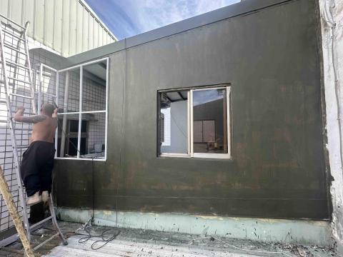 江的油漆 - 防水前-油漆