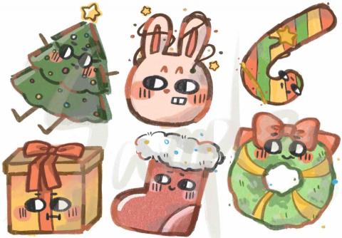 恆嘉 - 小插圖（貼紙）