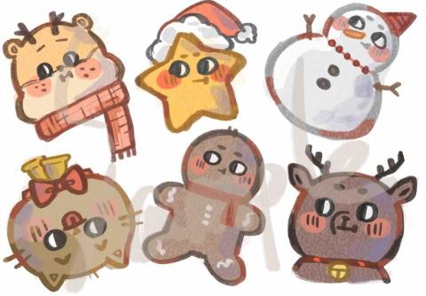 恆嘉 - 小插圖（貼紙）