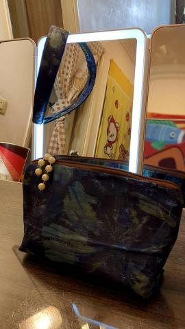 雯雯彩粧師 - 美式復古風 客制化 手拿包 髮圈