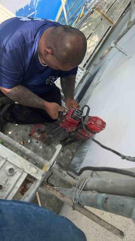 良達企業社 - 排水口新設洗孔