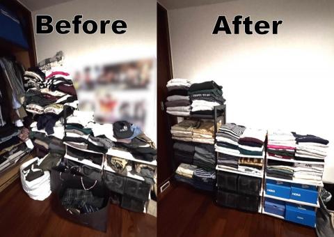 Andy  |  Soapeveryday - 衣服整理，重新規劃衣服的家