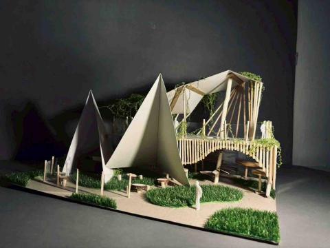 周芷萱 - 手作建築模型