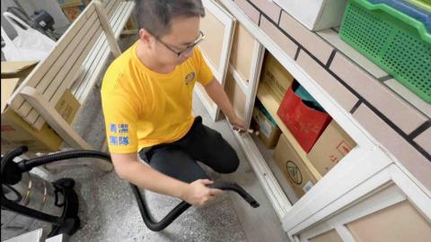 鈞圓滿清潔團隊 - 教室櫃子清潔