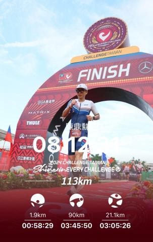 Ernie Chen - CT113半程超級鐵人