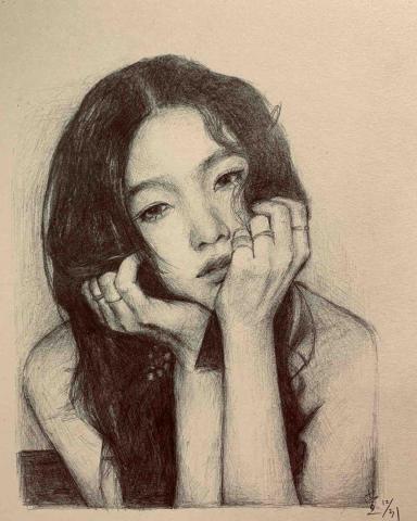 周芷萱 - 素描作品