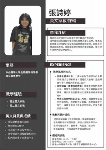 Alicia Chang - 個人履歷