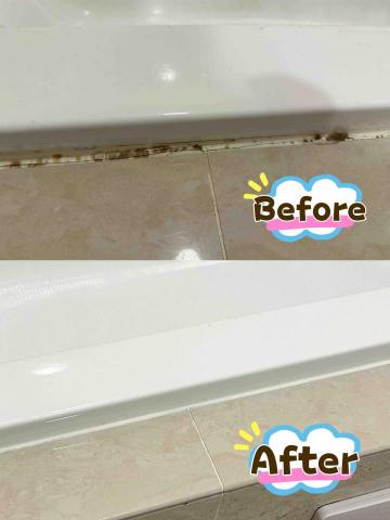 鈞圓滿清潔團隊 - 除霉前後對照圖