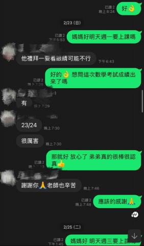 陳宥翔 - 過去教學學生進步許多