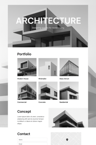 hsin wei lai - 為建築與設計專業人士打造極簡、現代且高度視覺化的作品集網站。主要開發內容與功能為：

現代視覺設計： 建構簡潔的首頁，以高解析度背景圖與品牌標語，強化專業形象。

專業作品集系統： 實作網格化作品展示區，每項專案皆有詳細頁面，可呈現多張高畫質圖片、設計理念與技術說明。

公司介紹與聯絡： 提供專屬頁面闡述設計理念、團隊資訊，並整合聯絡表單與互動式地圖。

響應式與視覺優化： 全站響應式設計