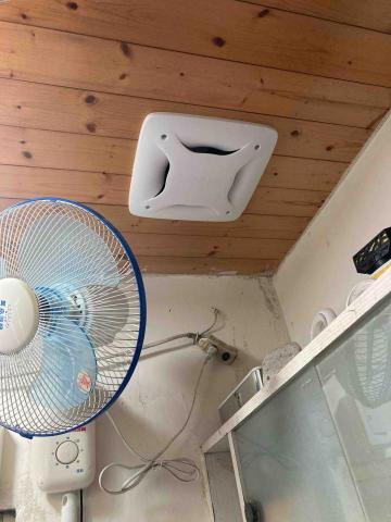 阿榮師父水電工程 - 因浴室潮濕味道不佳 裝個阿拉斯加抽風機