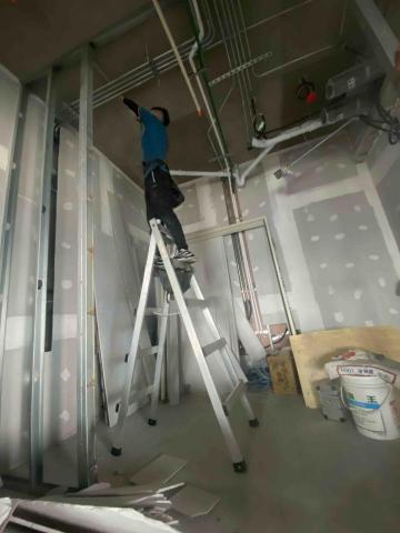 虹詮冷氣空調工程行（冷氣出租） - 配銅管管路