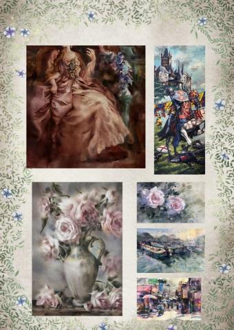 方晨羽 - 水彩作品