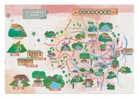 小婷 - 插畫地圖繪製