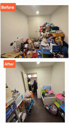時拾收納Tidy Helper～居家整理師 - 原來的兒童房 被雜物堆滿 還原成孩子讀書寫字跟遊戲區