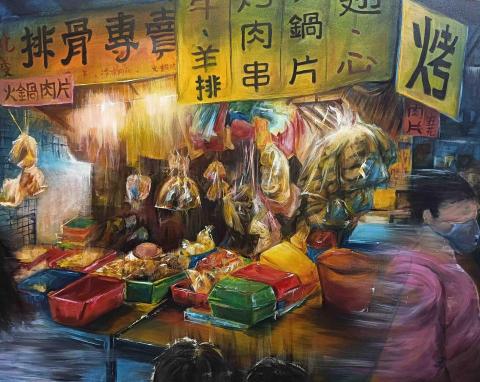 陳永晴 - 高中時期的油畫作品