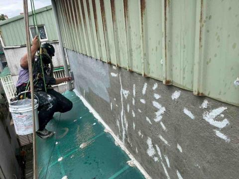 鑫凱防水工程 - 外牆防水補縫底漆
