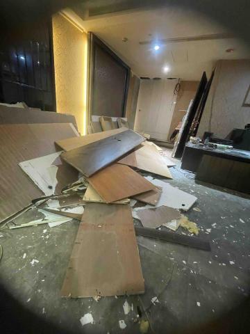 大御林工程 - 桃園區麒麟大酒家（進行拆除作業過程）