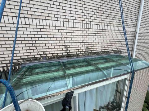 鑫凱鐵工程行 - 3.0 PC板 透明更換完成（高空作業）