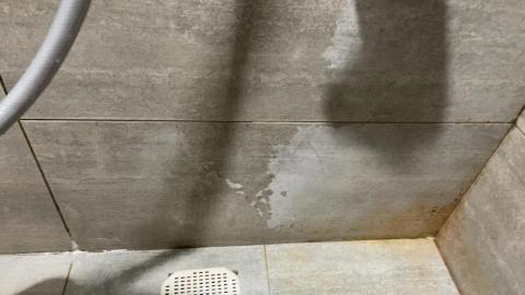 張穎涵 - 客戶家未清潔之浴室牆壁