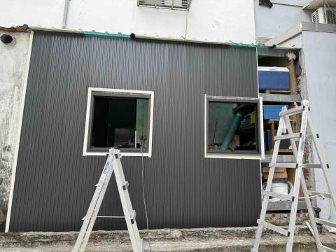 鑫凱鐵工程行 - 更換裝潢板 氣密窗