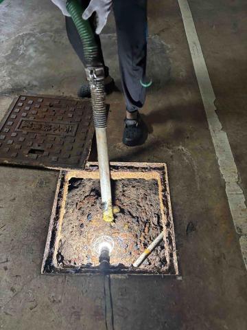 林宗穎 - 抽水肥施工前