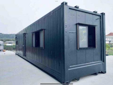 鈞承貨櫃屋 - 40呎冷凍櫃 規劃工業風衛浴套房