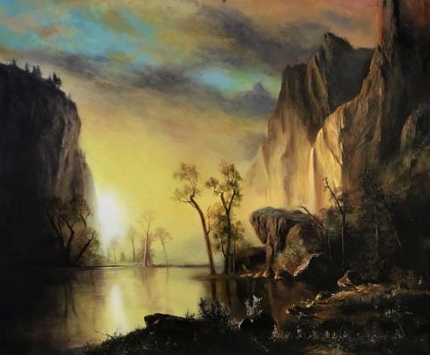 曾品涓 - 油畫作品，60.5*50cm