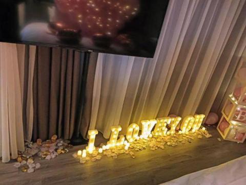 danny#氣球佈置#婚禮佈置#求婚佈置#活動佈置 - 求婚