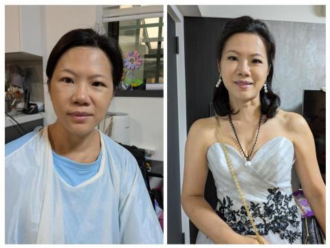 雯雯彩粧師 - 午宴妝 優雅氣質妝感   客制化飾品搭配設計