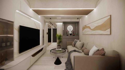 敘宅空間設計工作室 - 3D渲染圖