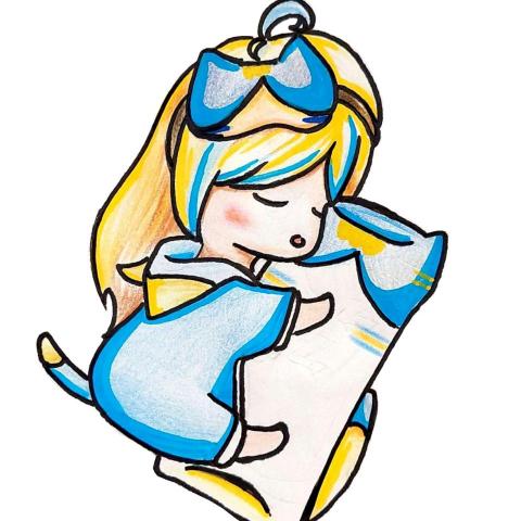 提供彩繪服務的專家秋慧