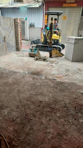 昱銓空間設計 - 化糞池挖坑施工中