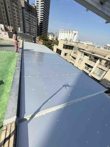 吉田企業社 - 採光罩舊PC板更換塑鋁板