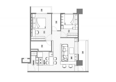 新落_室內設計工作室 - 案場為19坪新成屋，業主為四人小家庭。